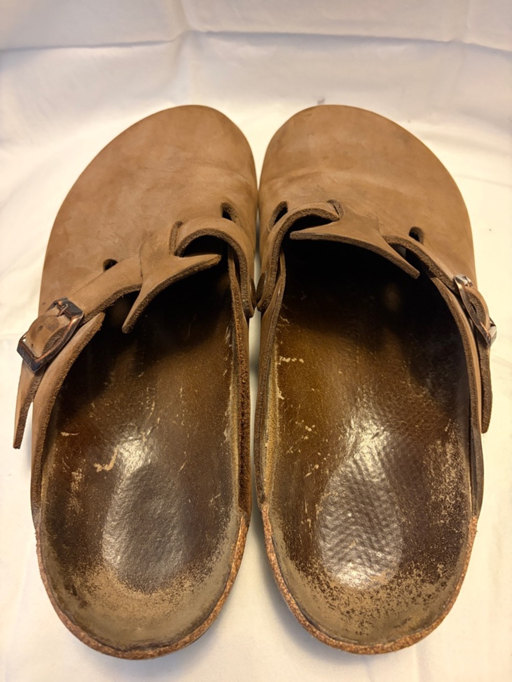Birkenstock brown leather clogs - Picture 4 of 9